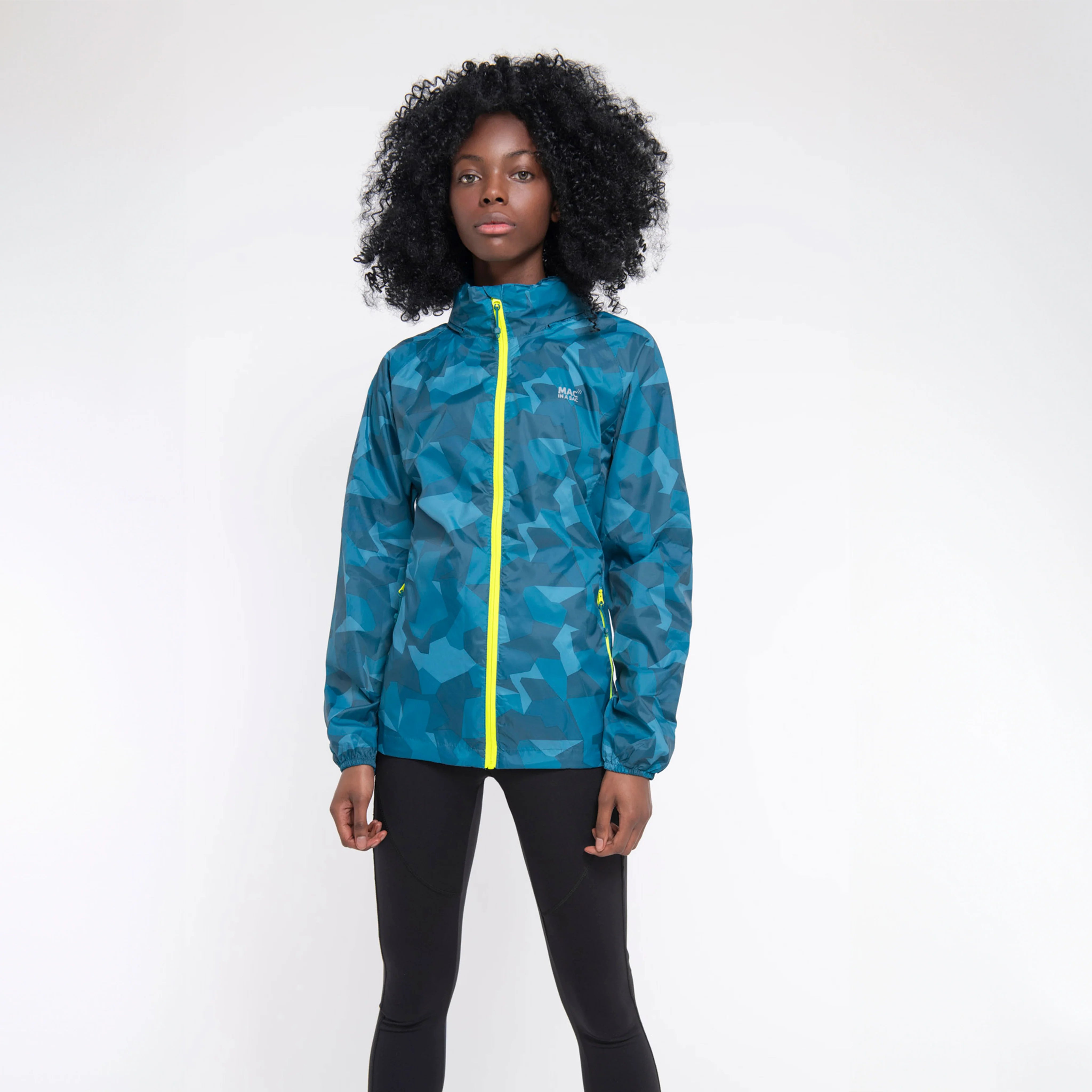 MAC IN A SAC ORIGIN II EDITION PACKABLE WATERPROOF JACKET - TEAL CAMO