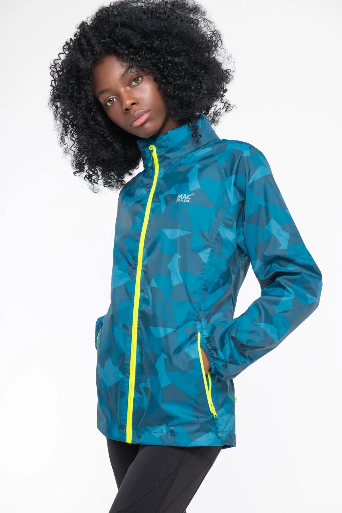 MAC IN A SAC ORIGIN II EDITION PACKABLE WATERPROOF JACKET - TEAL CAMO