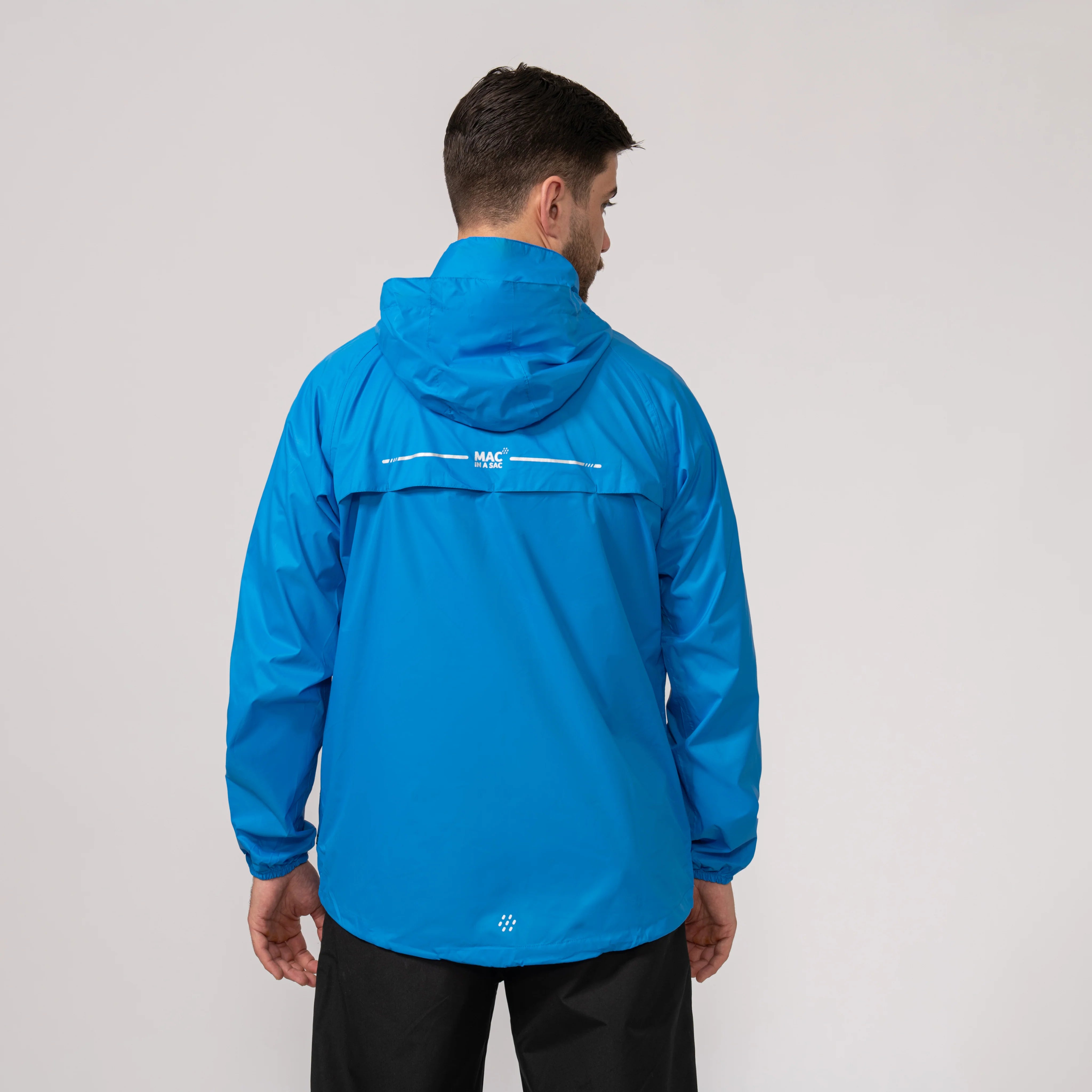 MAC IN A SAC ORIGIN II PACKABLE WATERPROOF JACKET - OCEAN BLUE