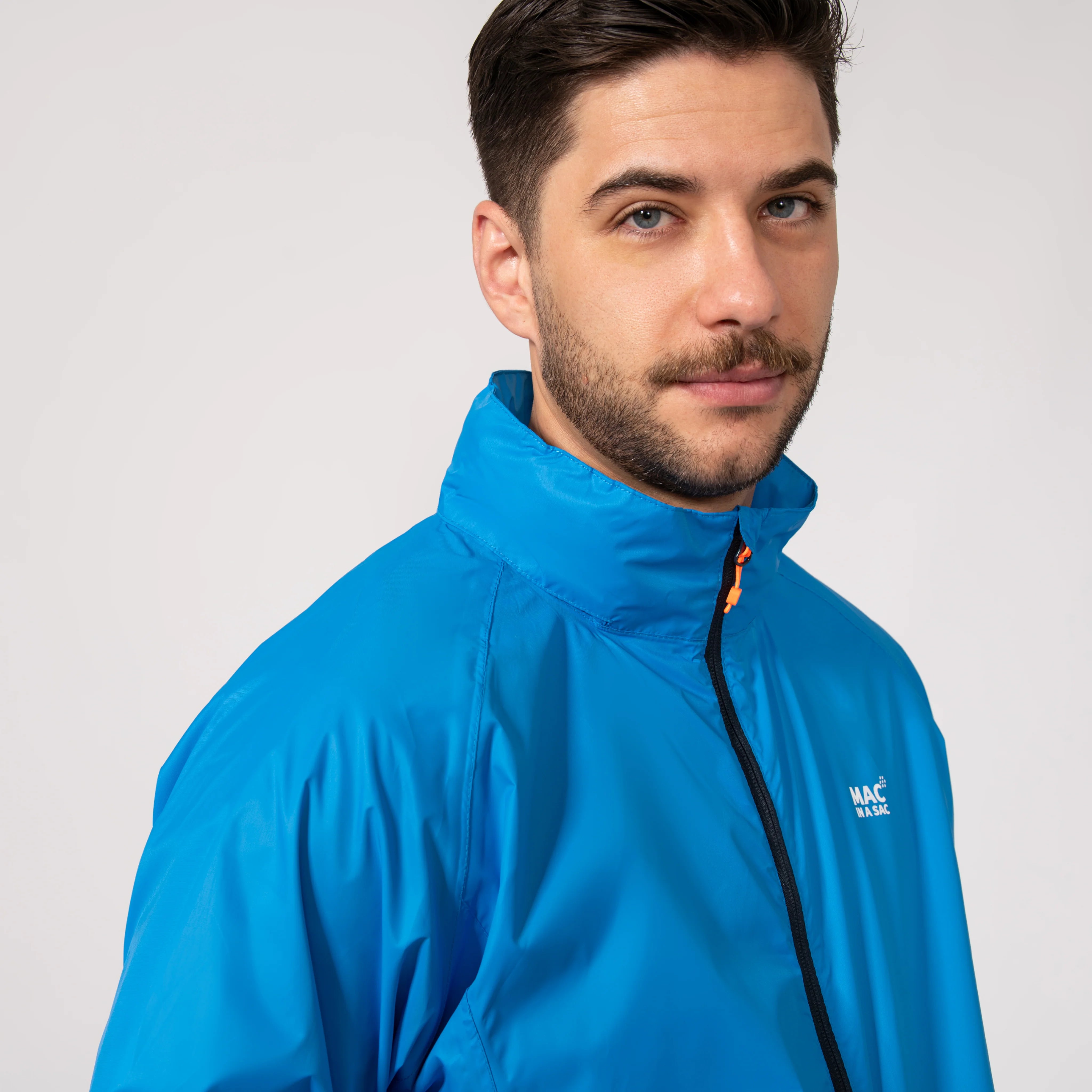 MAC IN A SAC ORIGIN II PACKABLE WATERPROOF JACKET - OCEAN BLUE
