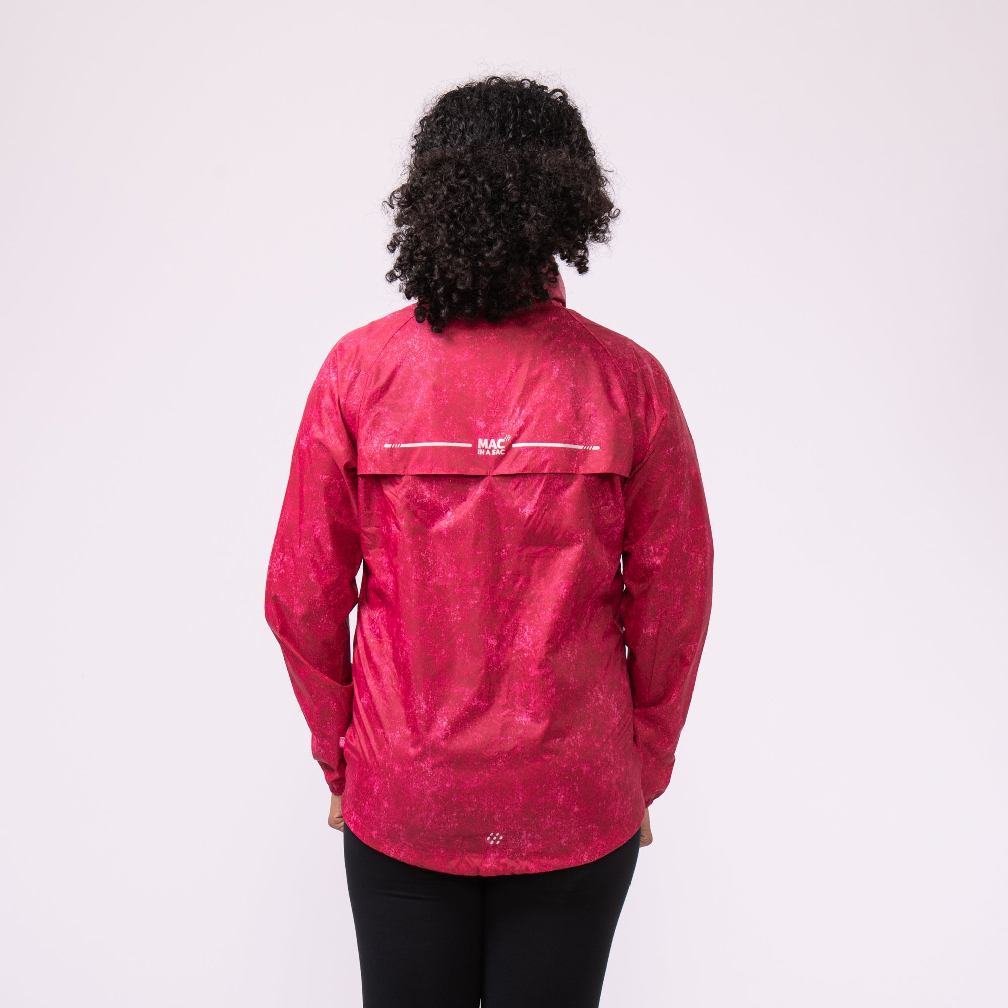 Mac In A Sac Origin II Edition Packable Waterproof Jacket - Pink Etch