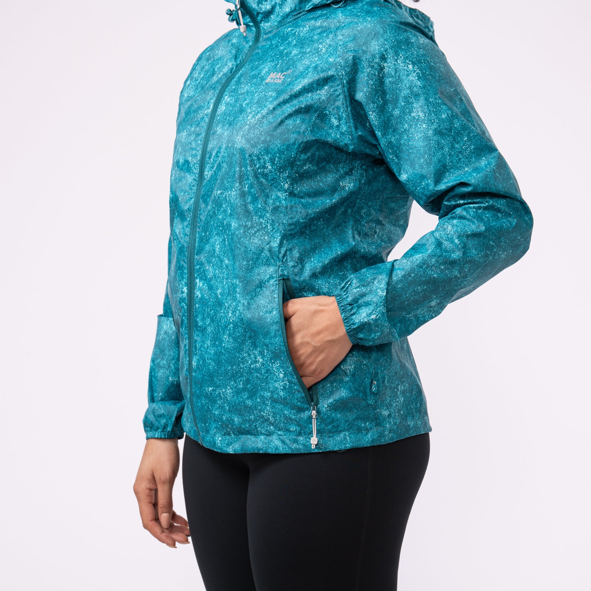 Mac In A Sac Origin II Edition Packable Waterproof Jacket - Teal Etch