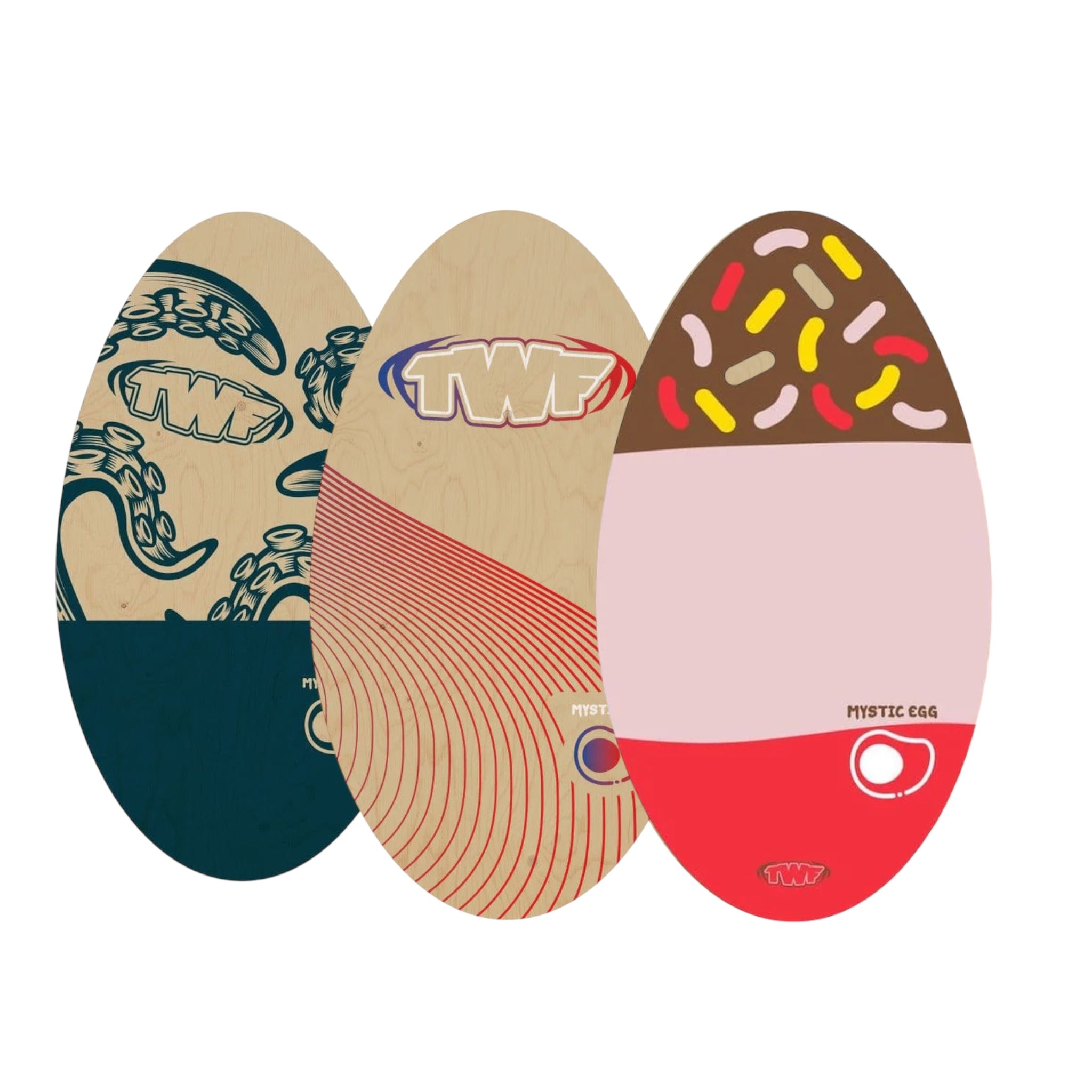 Twf 42" Mystic Egg Poplar Skim Board