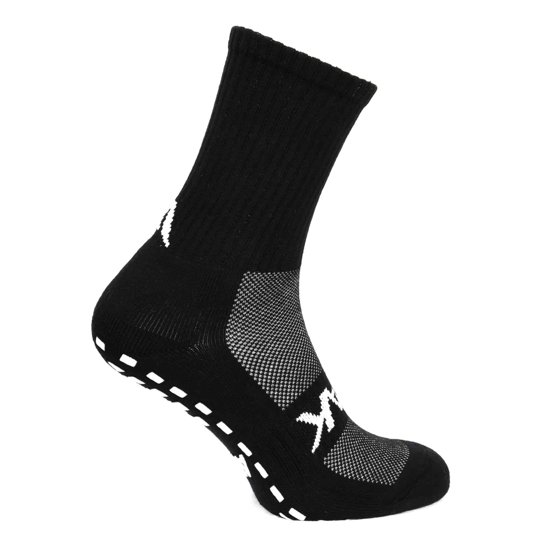 ATAK SHOX GRIP MIDLEG SOCKS - BLACK