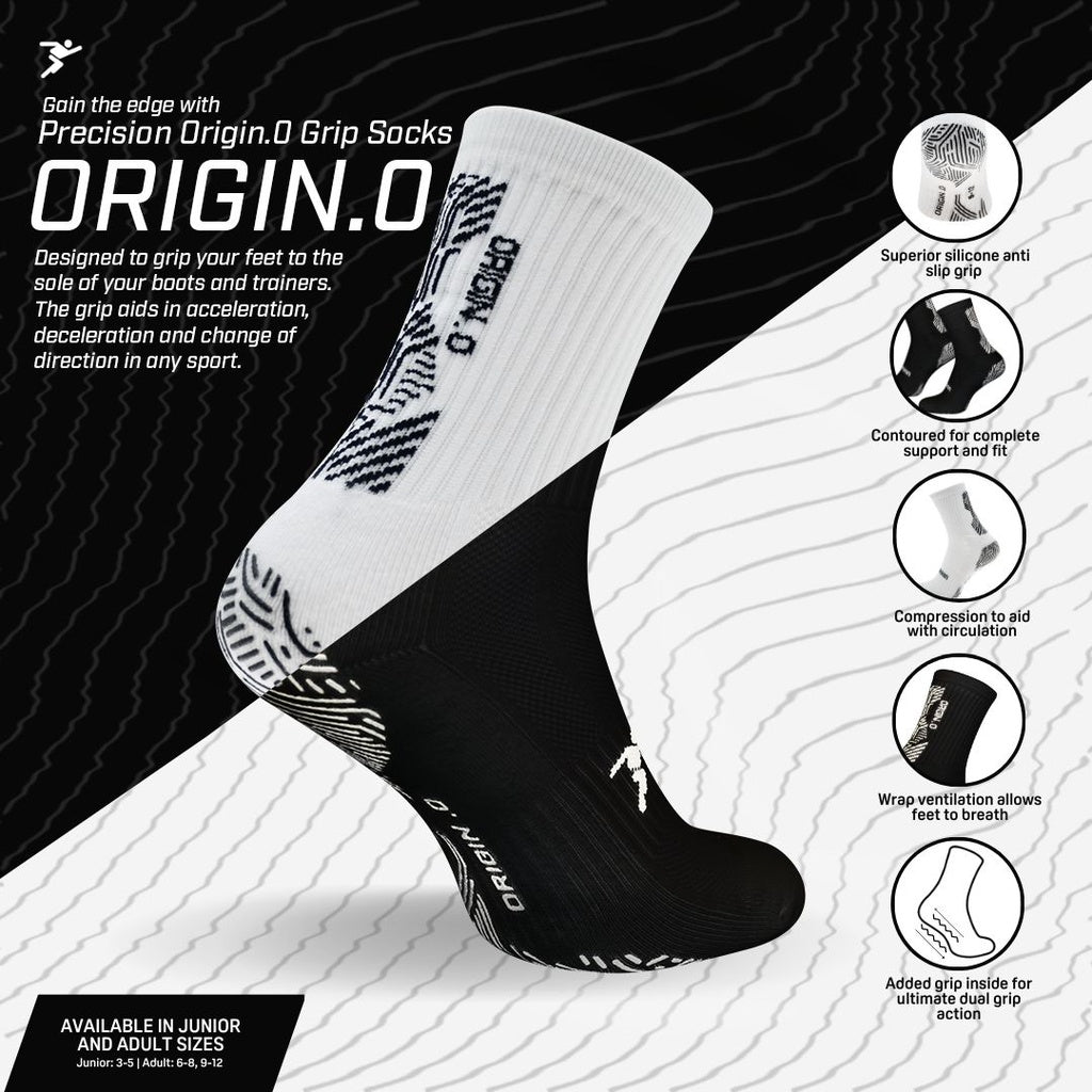 PRECISION ORIGIN.0 GRIP SOCKS - JUNIOR (UK 3-5)