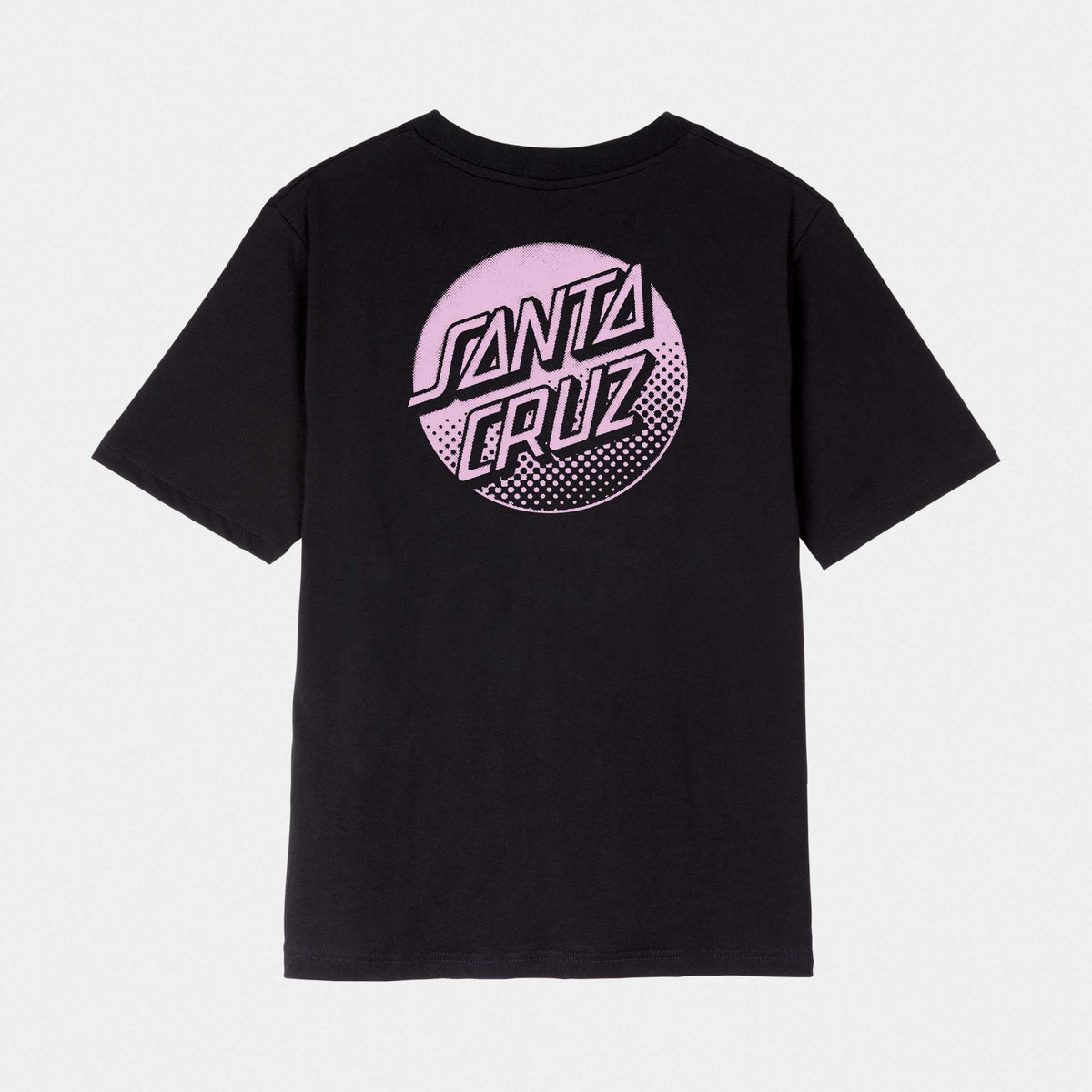 SANTA CRUZ MONO STAMPED DOT WOMEN'S T-SHIRT - BLACK