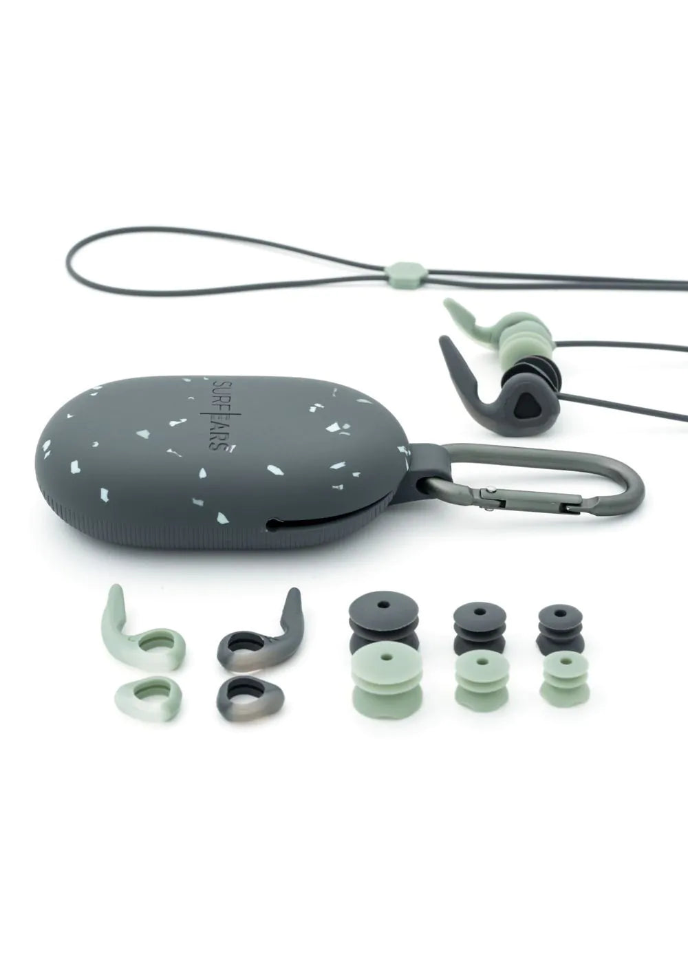 SURFEARS 4.0 EAR PLUGS BLACK/SAGE