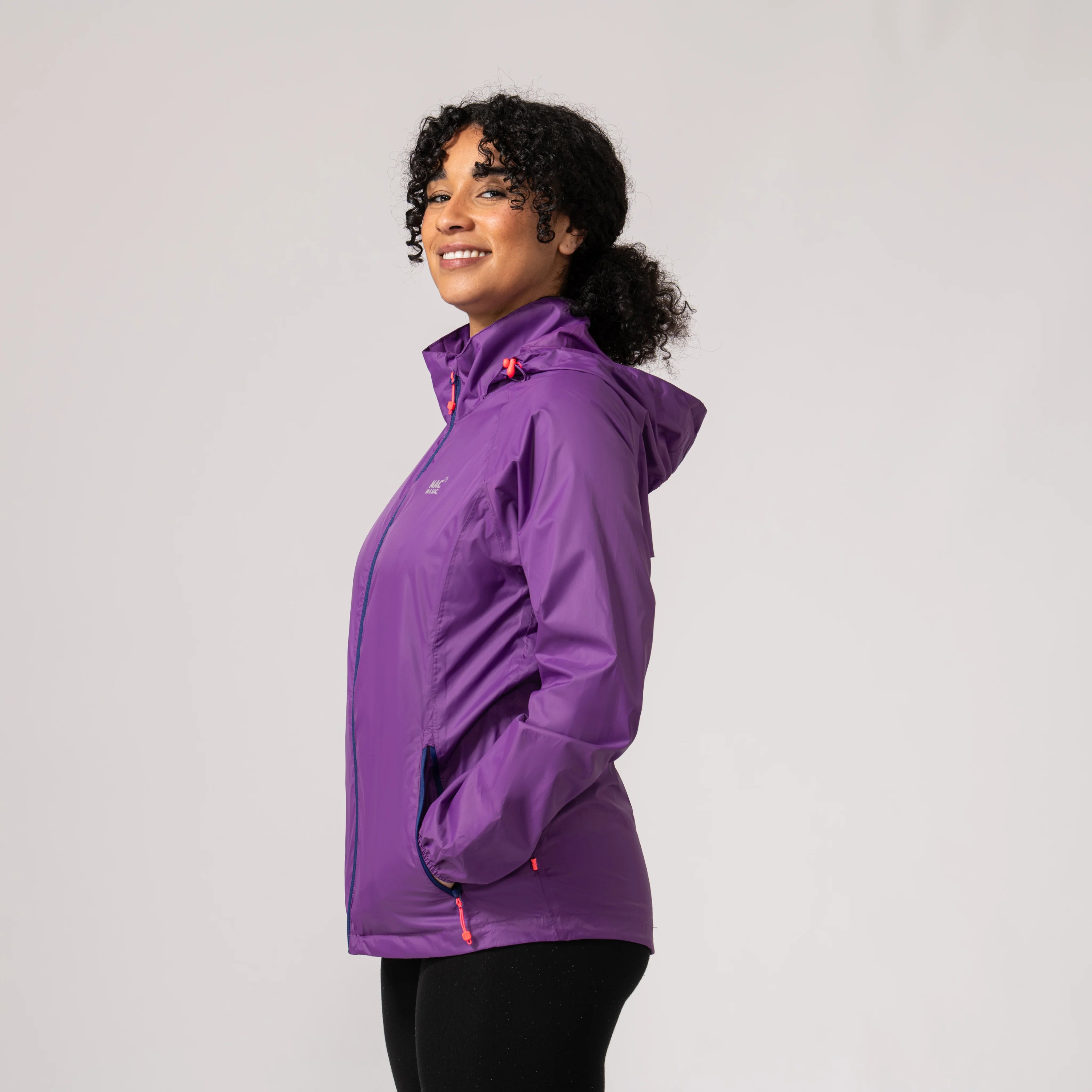MAC IN A SAC ORIGIN II EDITION PACKABLE WATERPROOF JACKET - PURPLE
