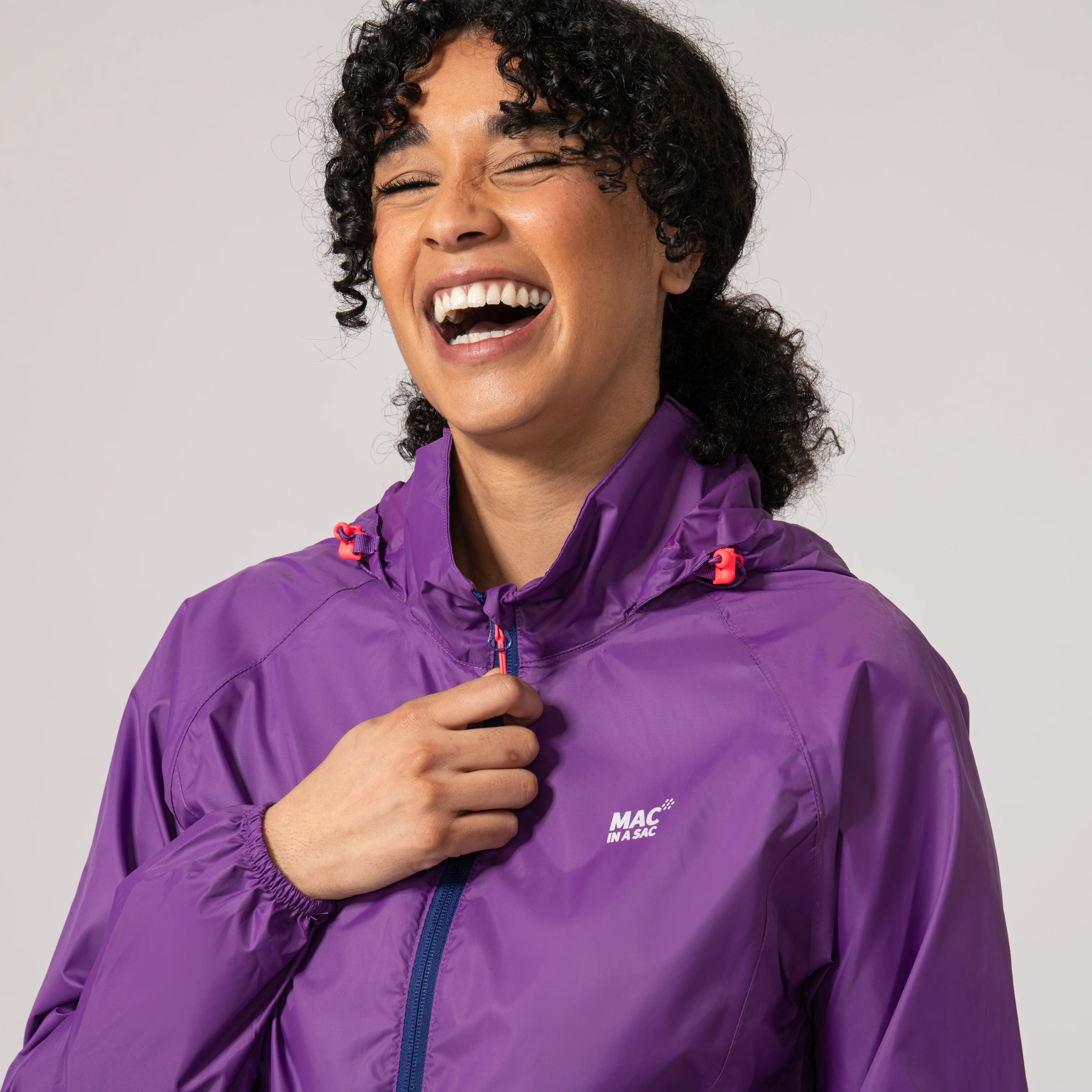 MAC IN A SAC ORIGIN II EDITION PACKABLE WATERPROOF JACKET - PURPLE