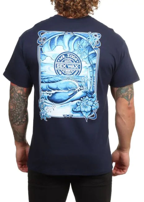SEXWAX SUNRISE TEE - NAVY