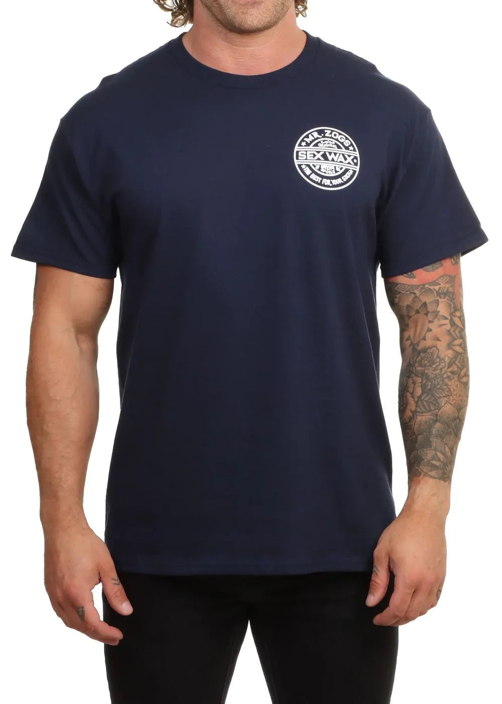 SEXWAX SUNRISE TEE - NAVY
