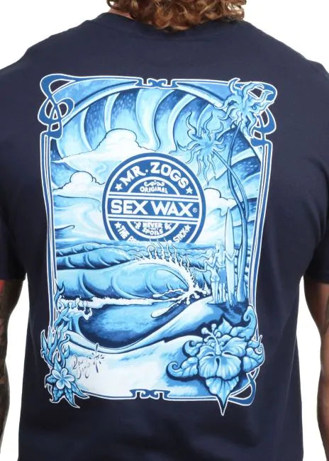 SEXWAX SUNRISE TEE - NAVY