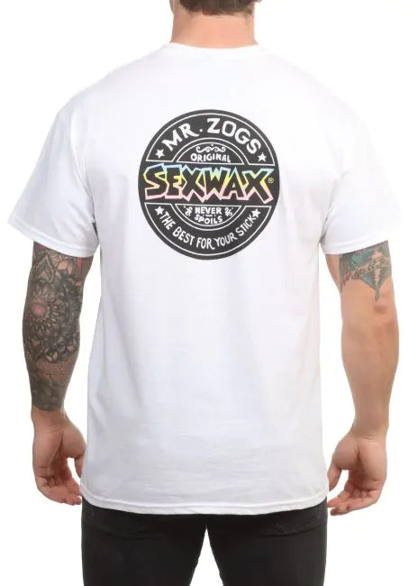 SEXWAX WORD FADE TEAM TEE - WHITE