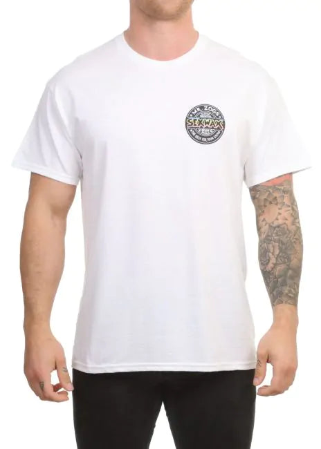 SEXWAX WORD FADE TEAM TEE - WHITE