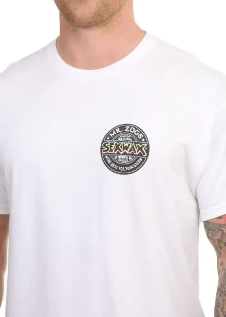 SEXWAX WORD FADE TEAM TEE - WHITE