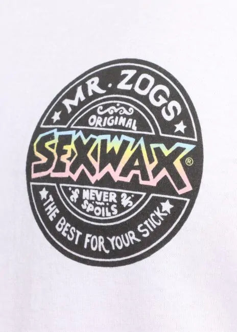 SEXWAX WORD FADE TEAM TEE - WHITE
