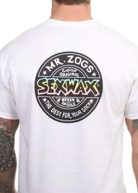 SEXWAX WORD FADE TEAM TEE - WHITE