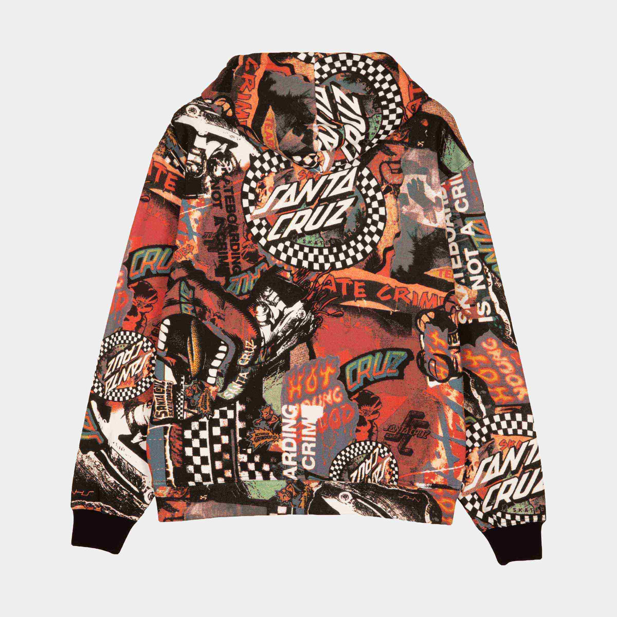 Santa Cruz Collage Zip Hoodie