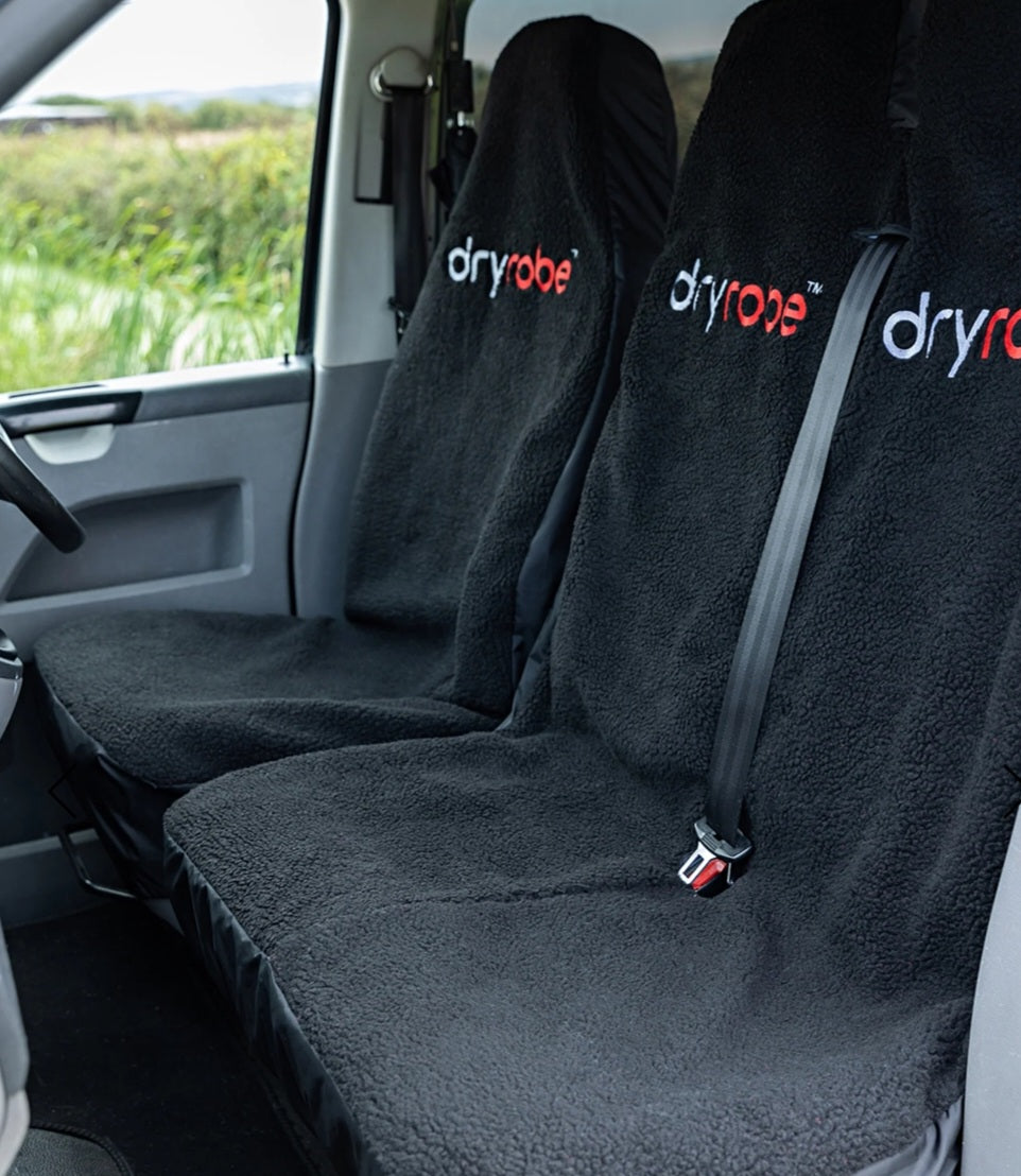 dryrobe® CAR SEAT COVER BLACK