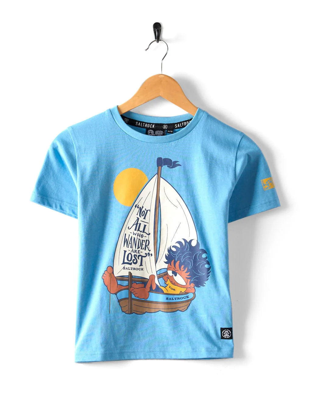SALTROCK 'TOE THE LINE' KIDS SHORT SLEEVE T-SHIRT - BLUE