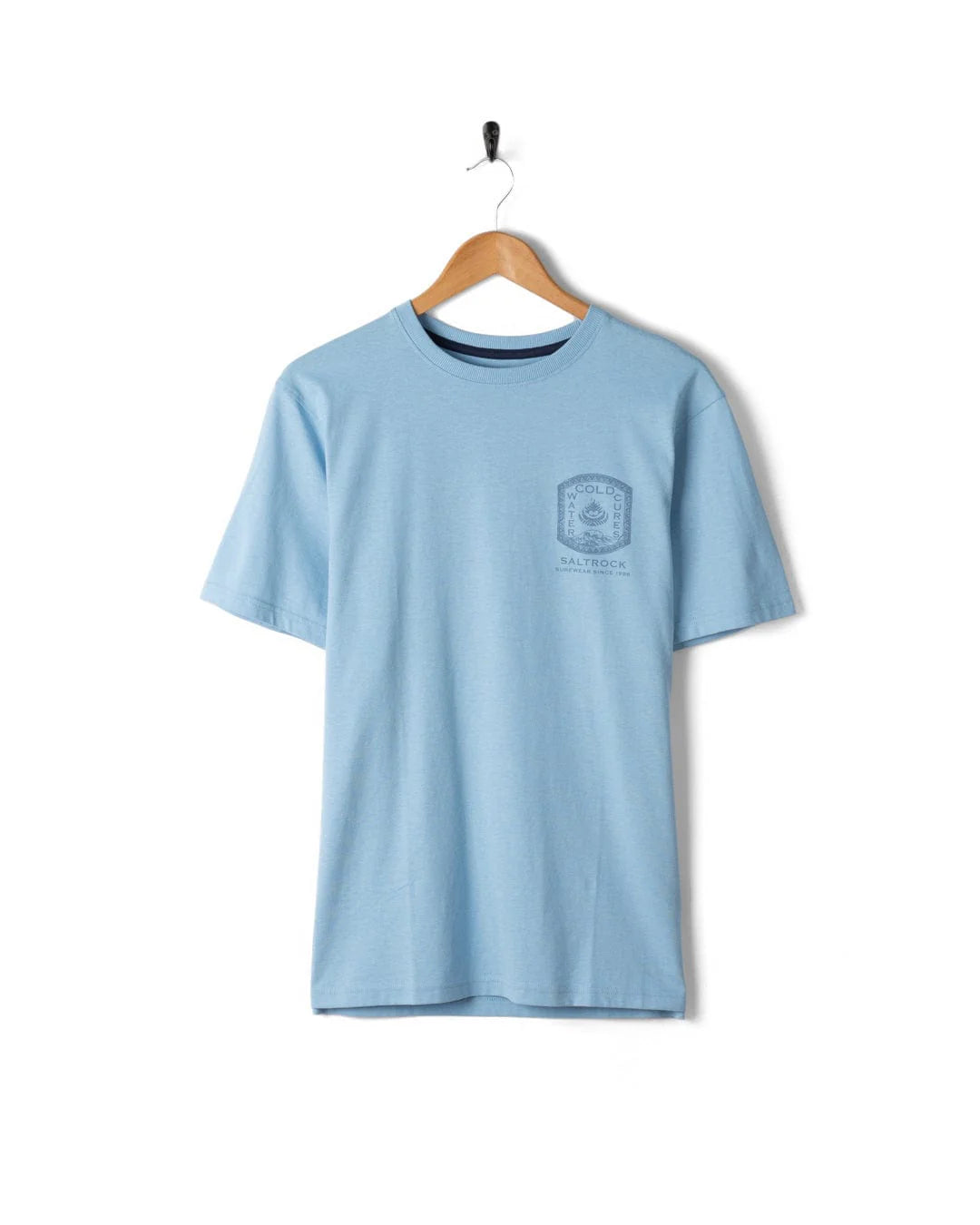 SALTROCK COLD WATER CURES T-SHIRT - LIGHT BLUE