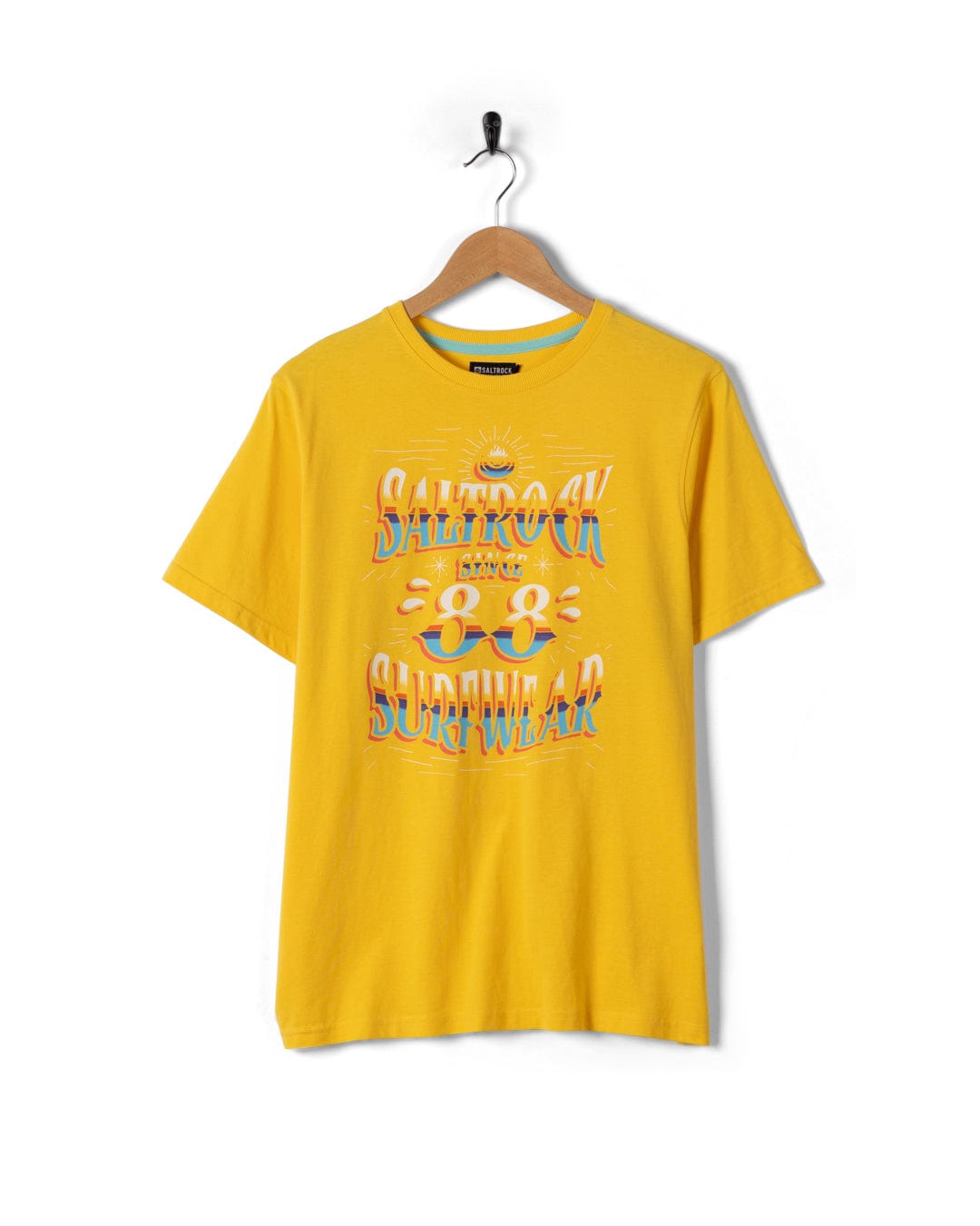 SALTROCK 'MEX LOGO' MENS T-SHIRT - YELLOW