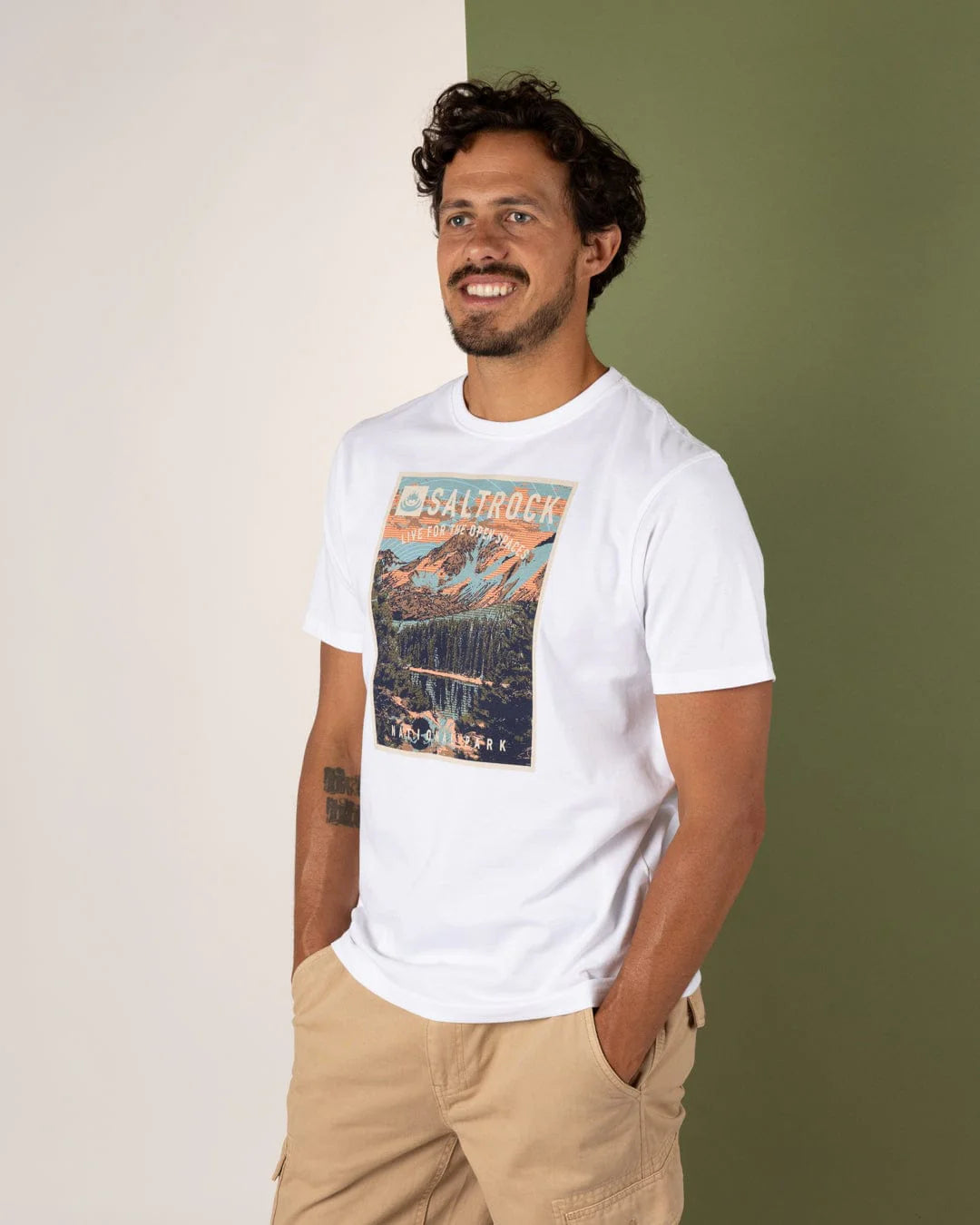 SALTROCK NATIONAL PARK T-SHIRT - WHITE