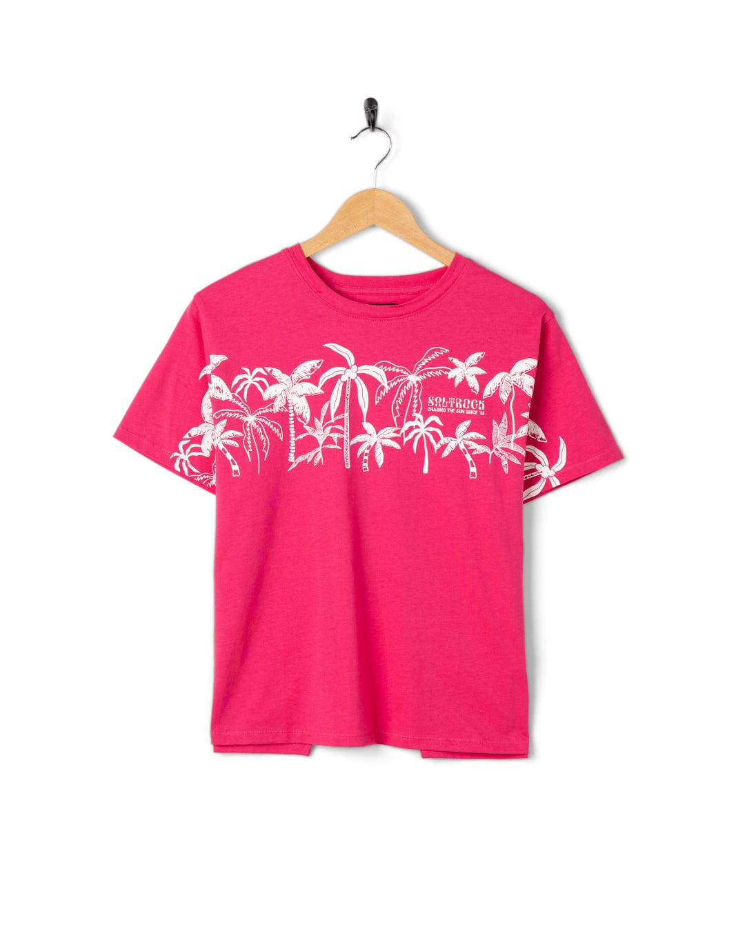 SALTROCK 'PALMER' WOMENS BOXY T-SHIRT - PINK