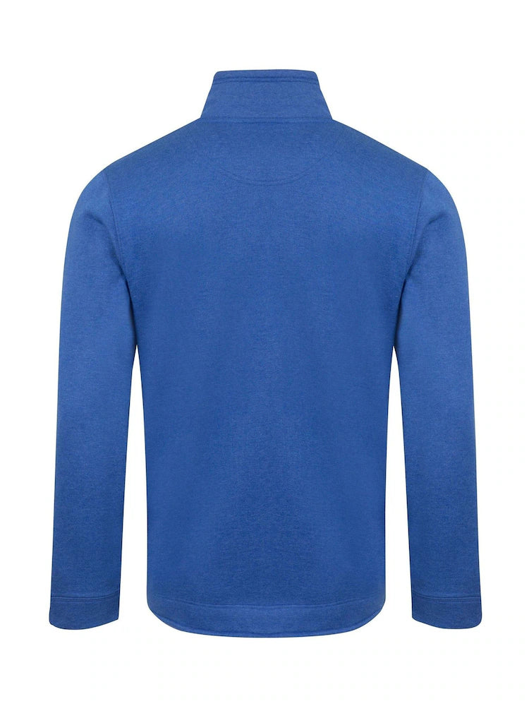 Weird Fish Brampton 1/4 Zip Sweatshirt - Blue