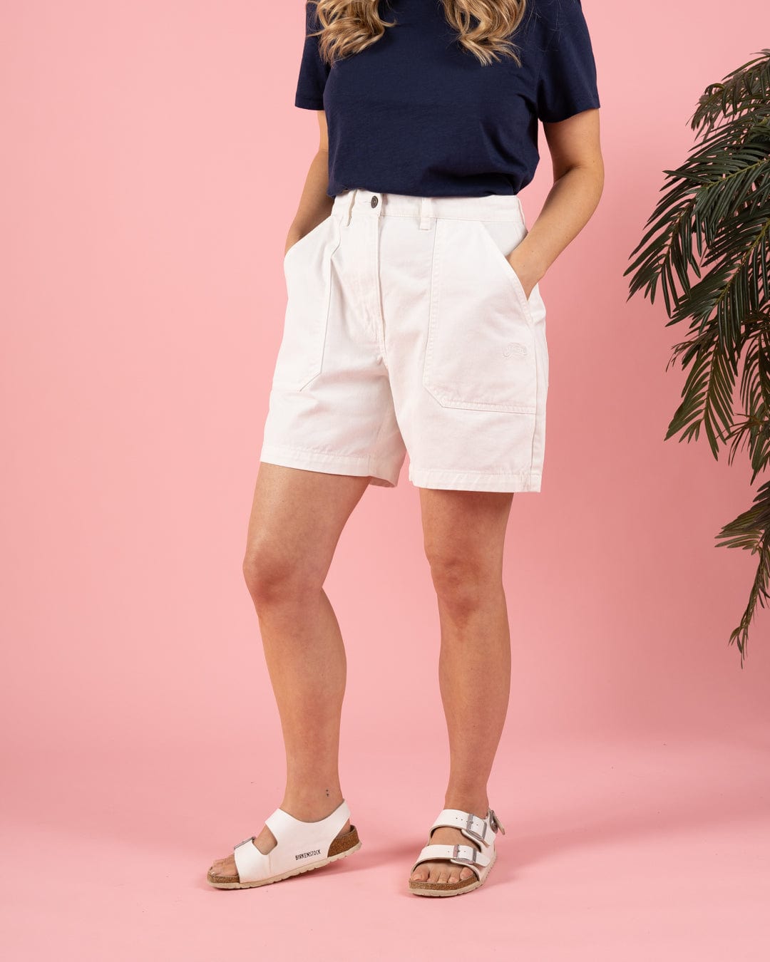 SALTROCK 'OGDEN' WOMENS LONGLINE CHINO SHORT