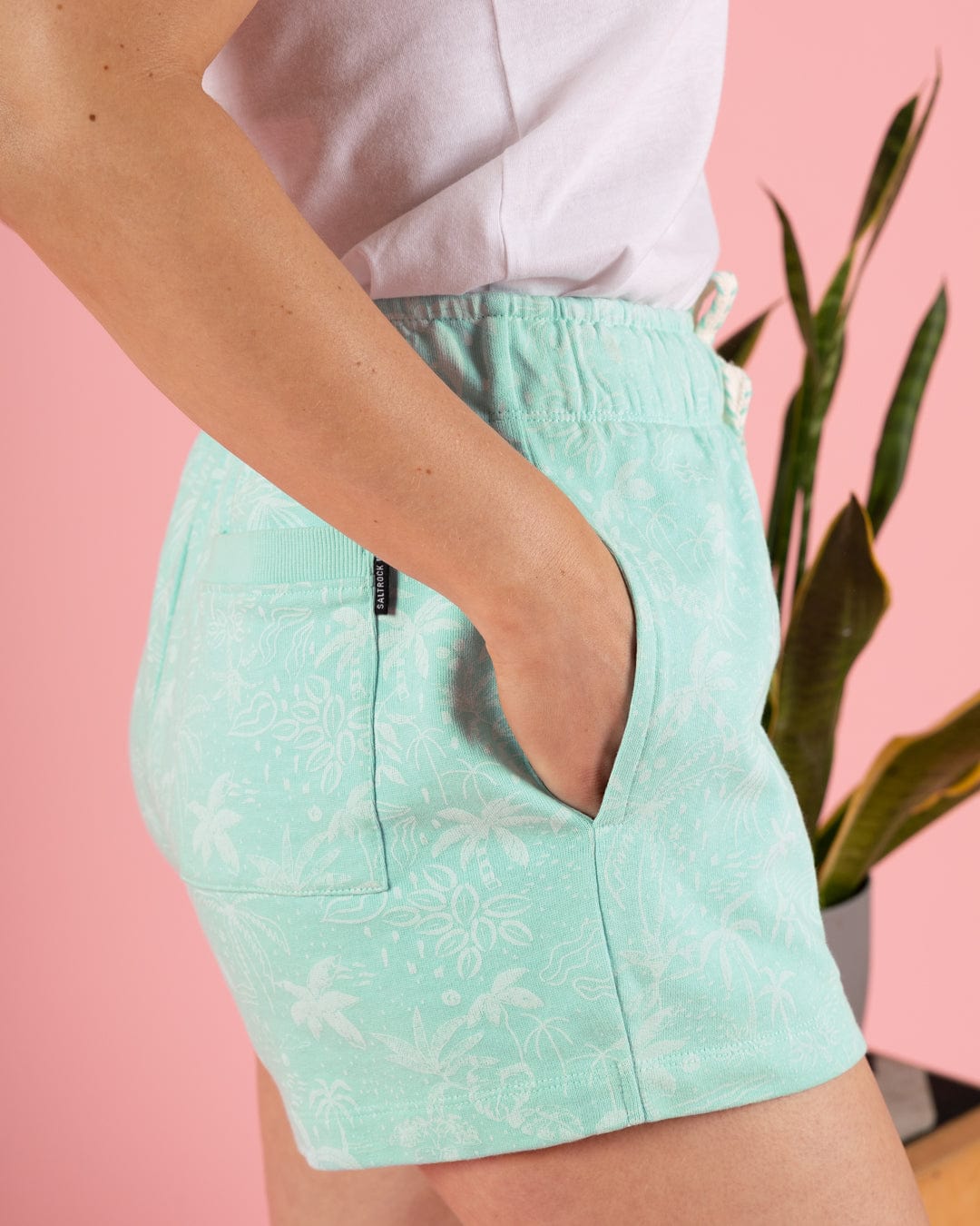 SALTROCK 'ACAPULCO' WOMENS SWEAT SHORT - BLUE