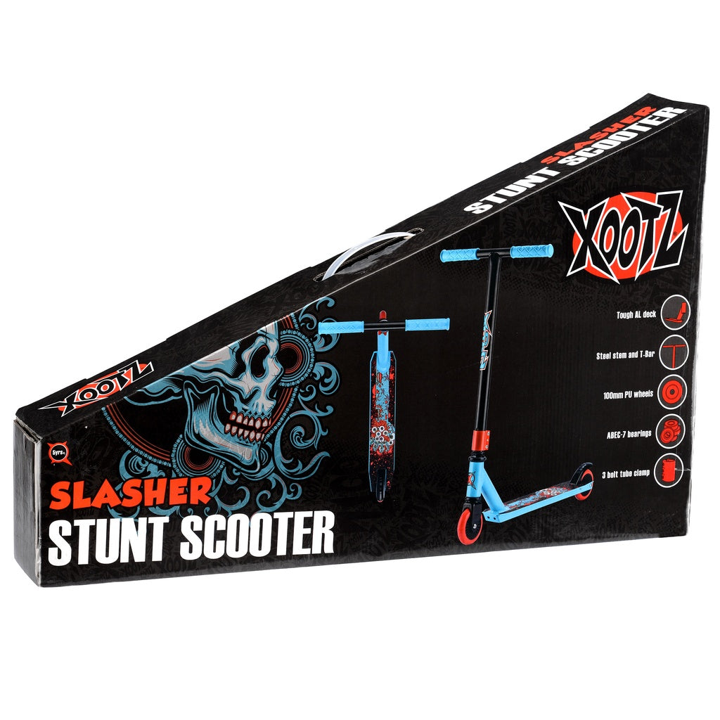 XOOTZ STUNT SCOOTER - SLASHER BLUE