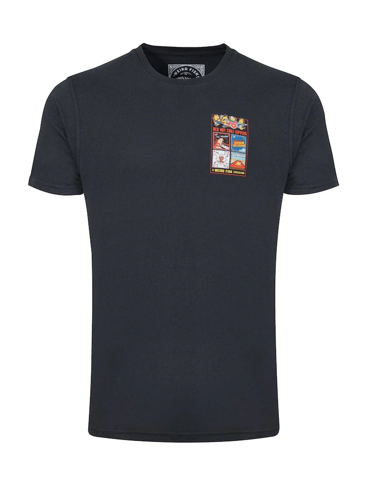 Weird Fish Chili Kippers Back Print Artist T-Shirt - Black