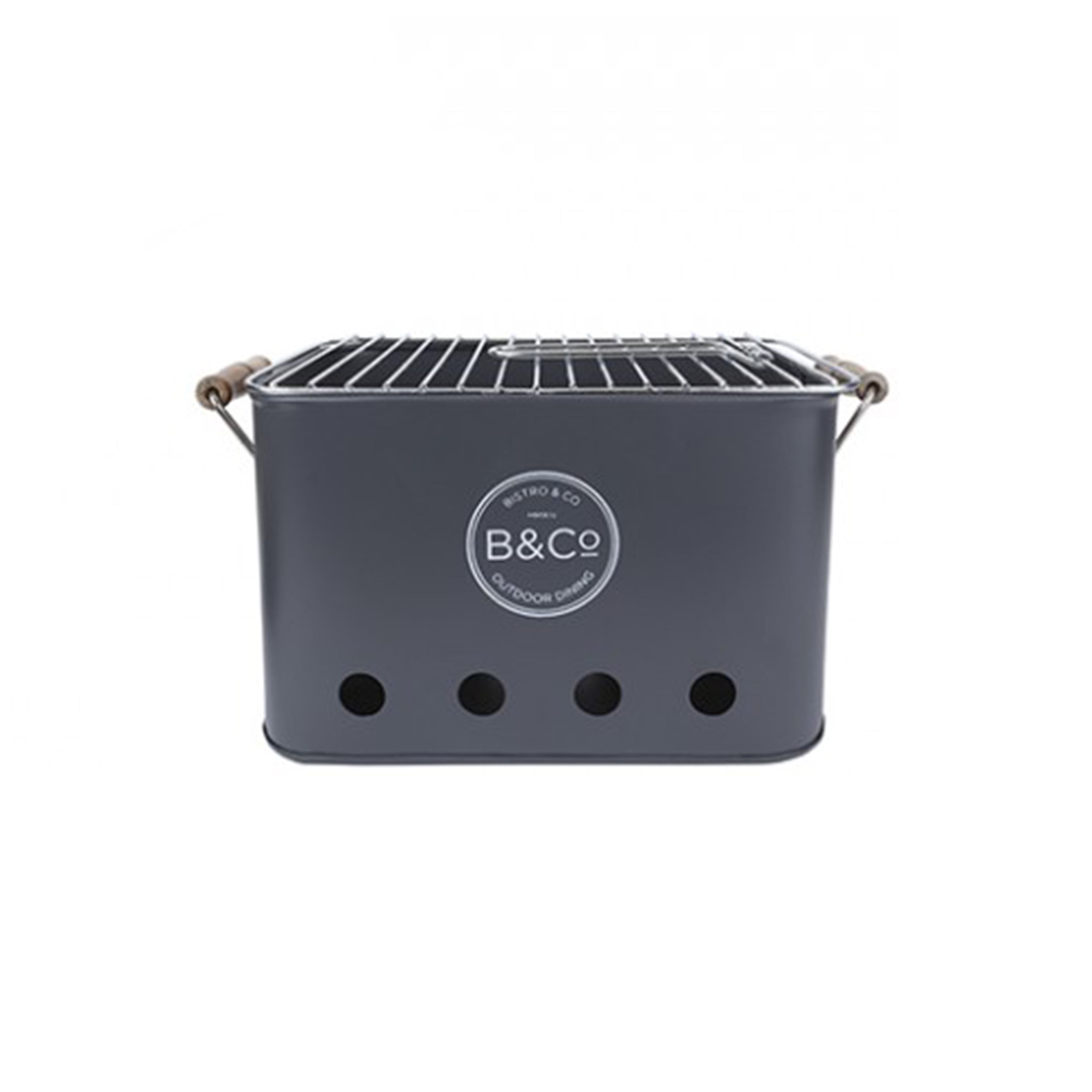 B&CO WILYABRUP PORTABLE BBQ - SLATE GREY