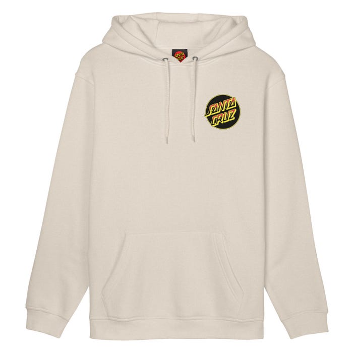 Santa Cruz Kendall Wolf Dot Hood - Chalk