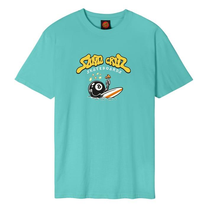 Santa Cruz Winkowski Surf Front T-Shirt - Pool Blue