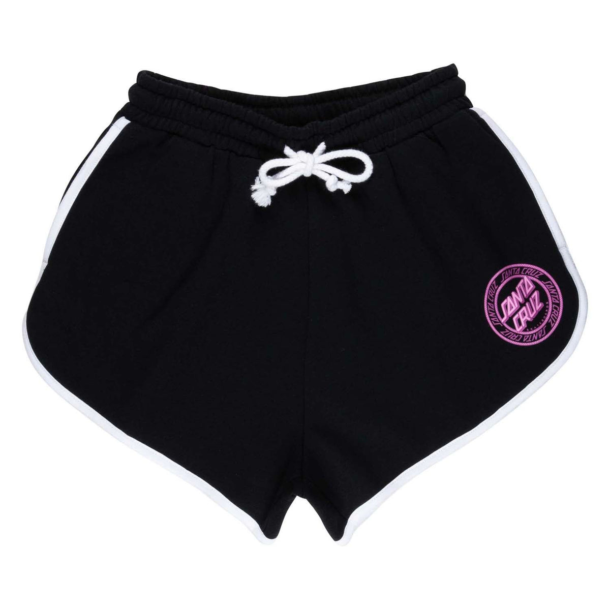 Santa Cruz Check Outline Ringed Dot Short - Black/White