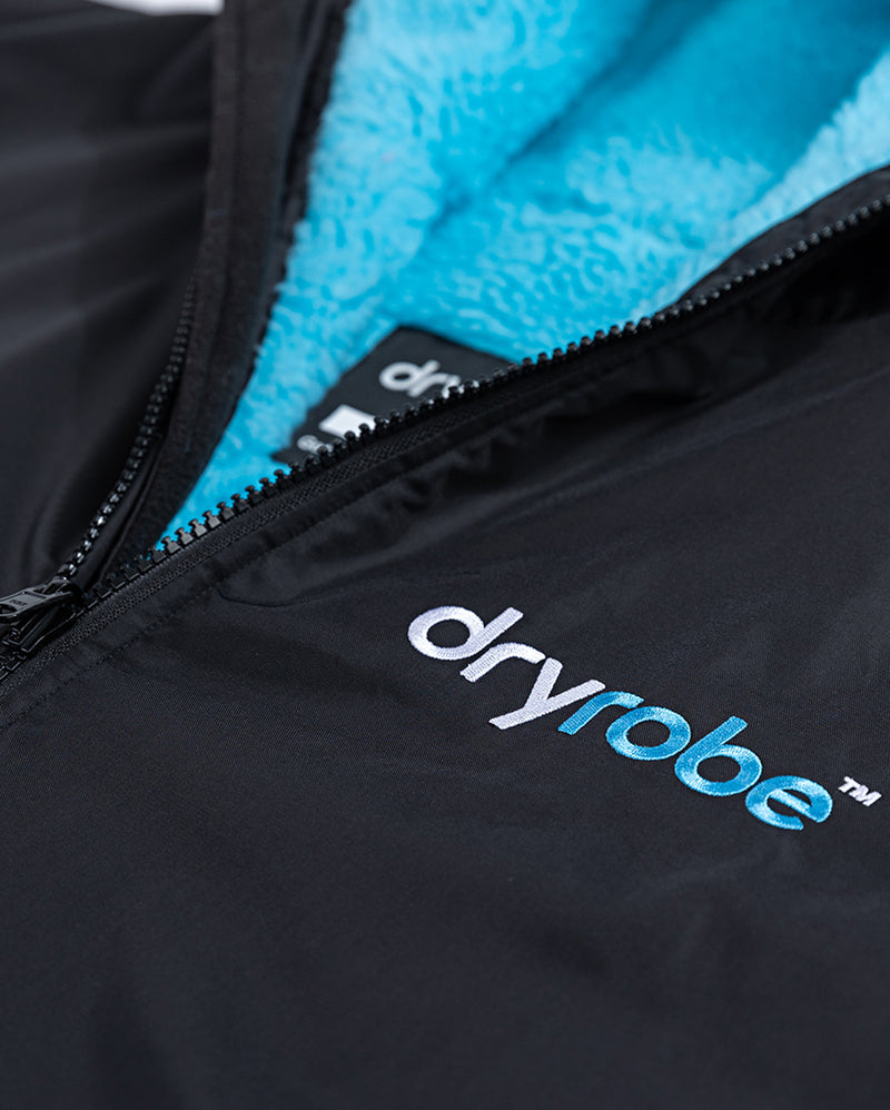 dryrobe® ADVANCE LONG SLEEVE - BLACK/BLUE