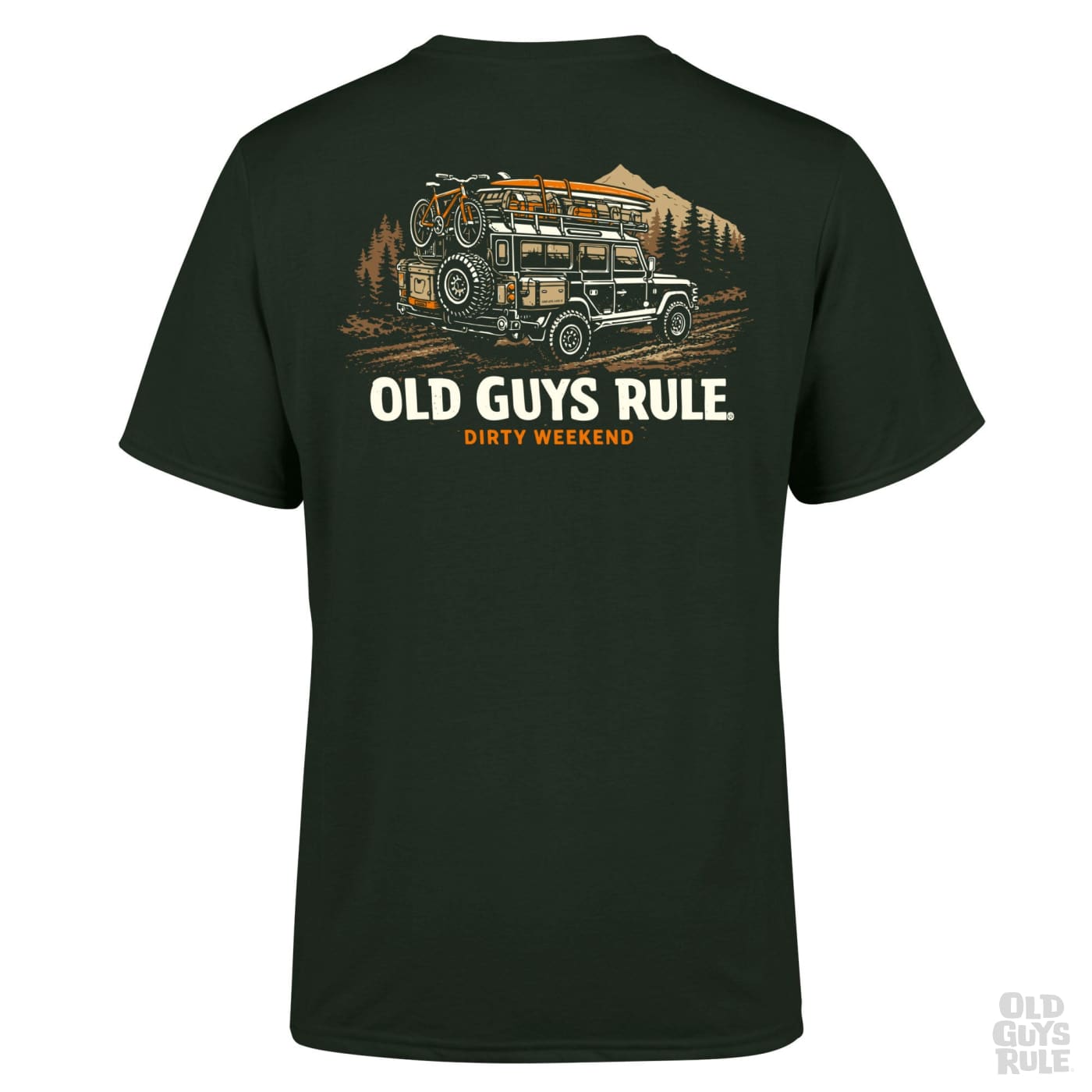 Old Guys Rule 'Dirty Weekend V' T-Shirt - Forest