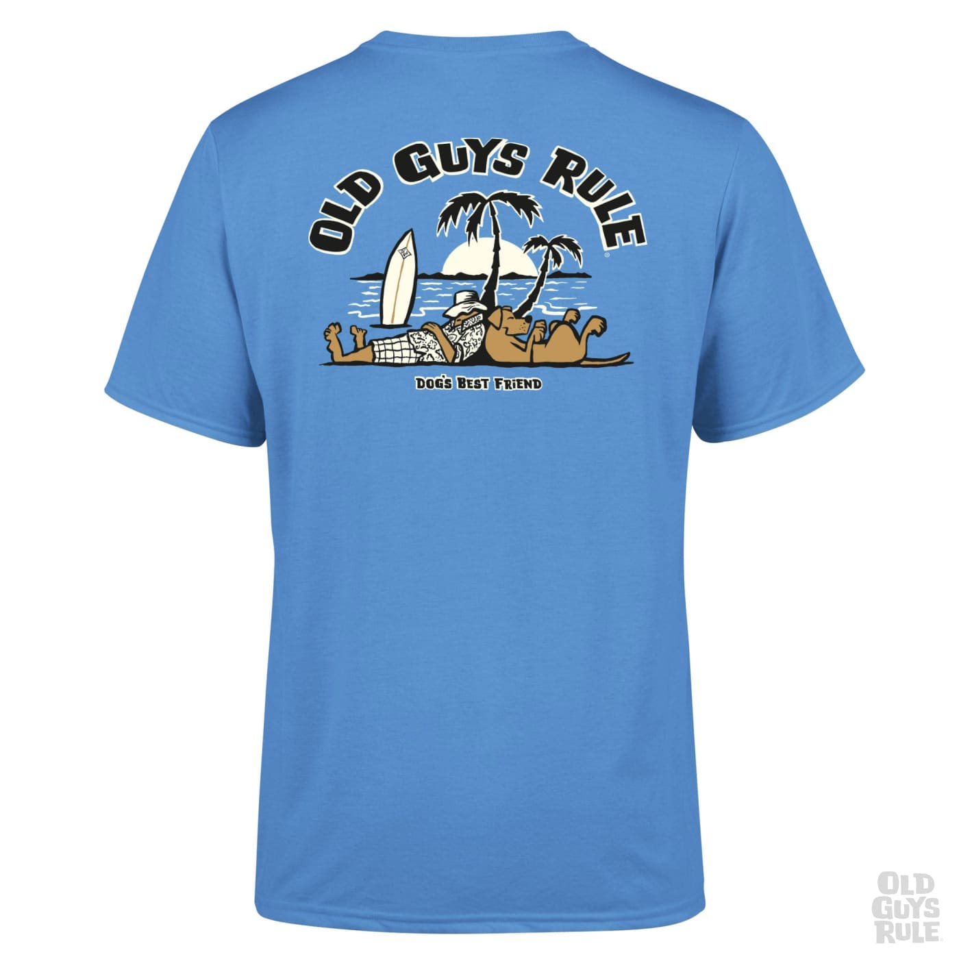 OLD GUYS RULE 'DOGS BEST FRIEND II' T-SHIRT - IRIS