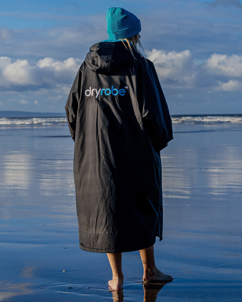 dryrobe® ADVANCE LONG SLEEVE - BLACK/BLUE
