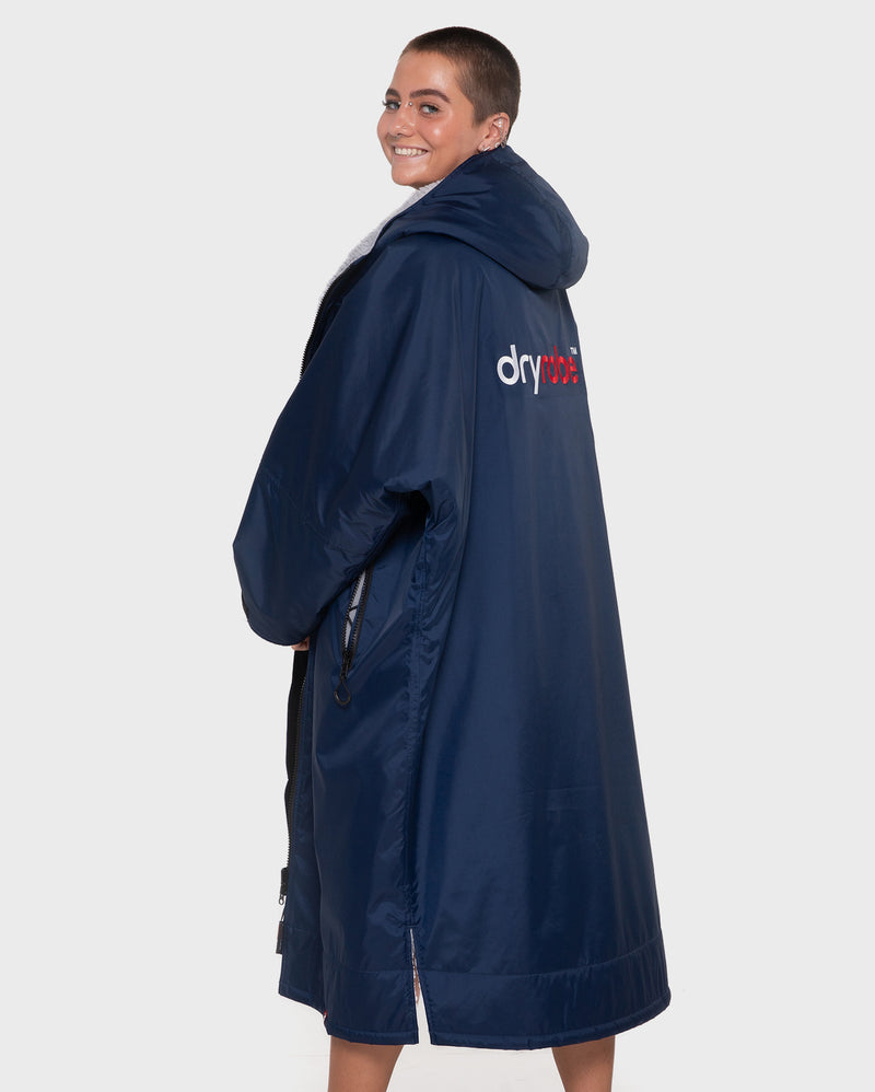 Dryrobe® Navy Grey Advance Changing Robe