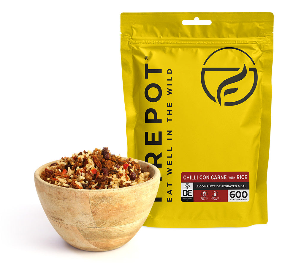 FIREPOT CHILLI CON CARNE WITH RICE 600KCAL