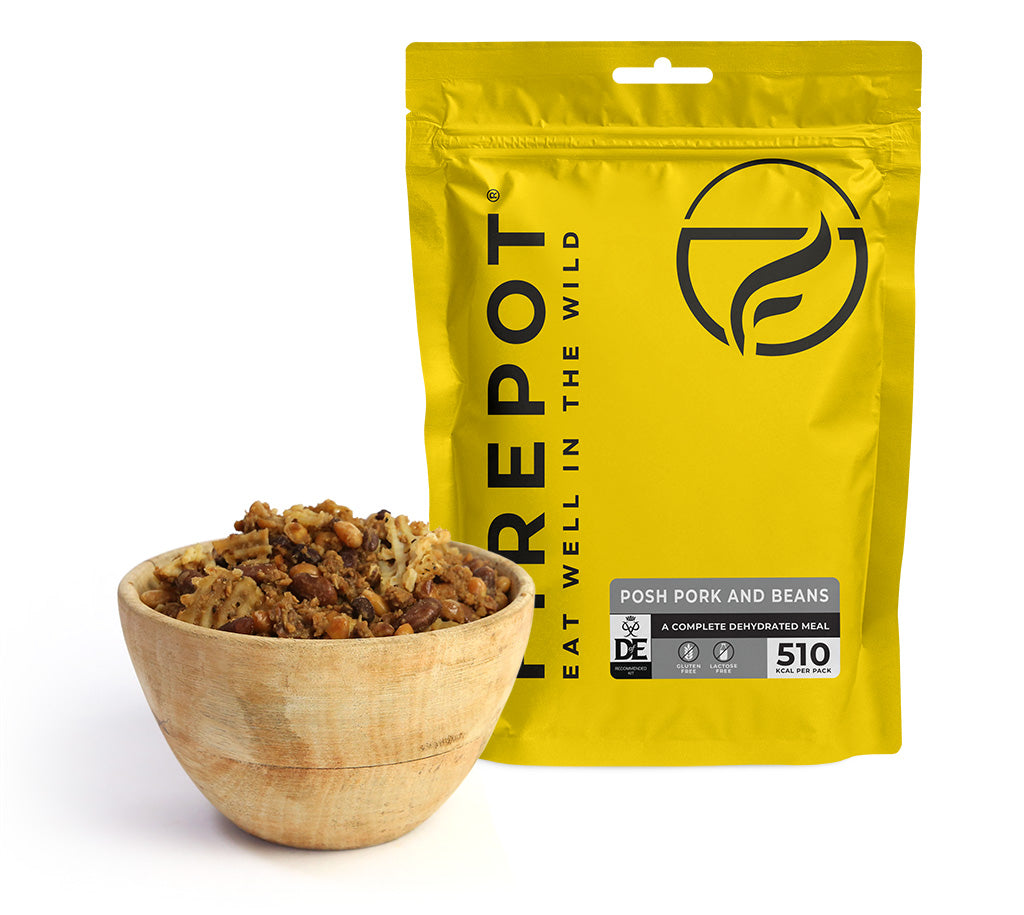 FIREPOT POSH PORK & BEANS 510KCAL