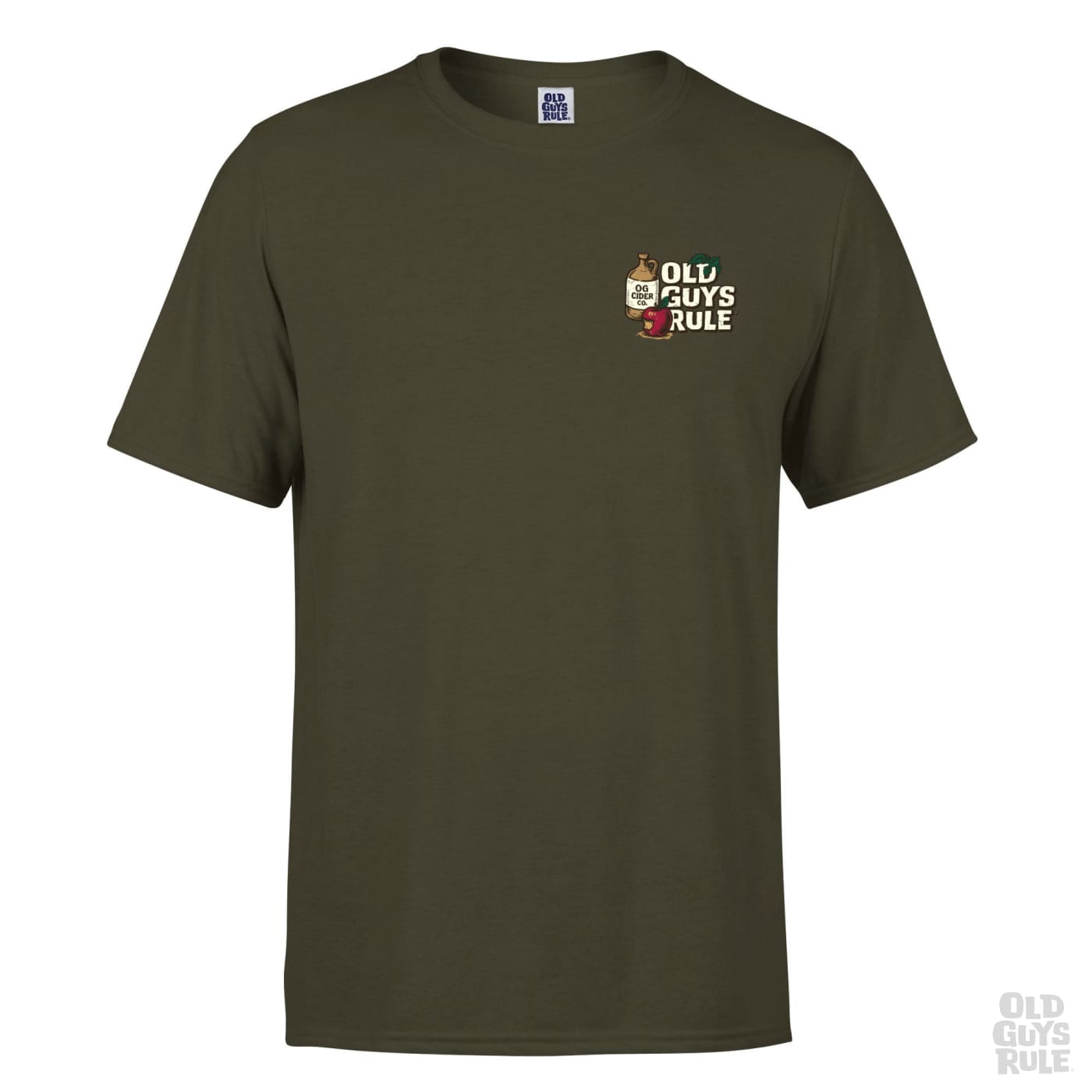 Old Guys Rule 'Five A Day IV' T-Shirt - Olive