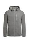 Weird Fish Lockie Full Zip Bonded Fleece - Limestone