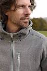Weird Fish Lockie Full Zip Bonded Fleece - Limestone