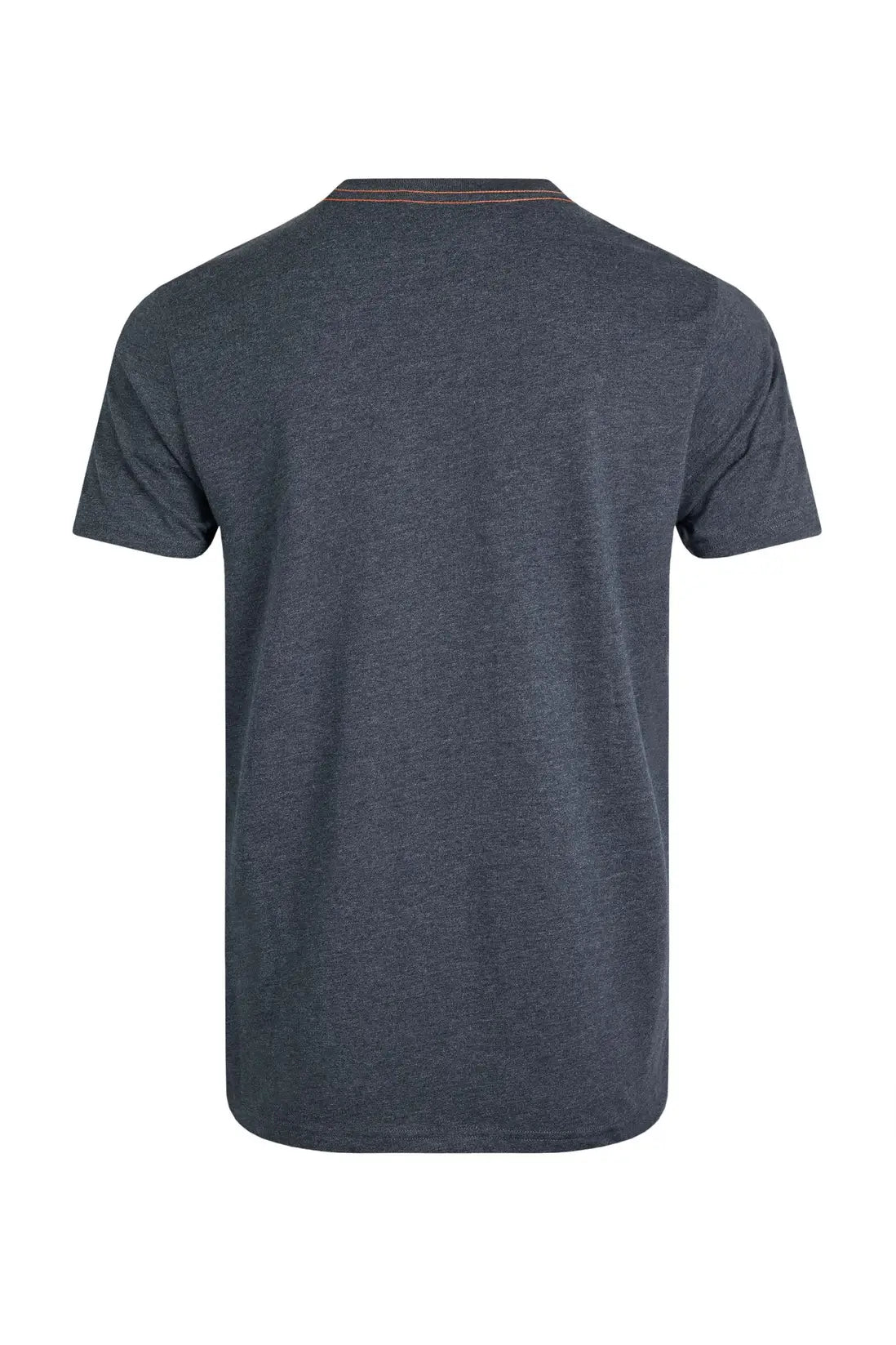 Weird Fish Waves Front Print Graphic T-Shirt - Navy