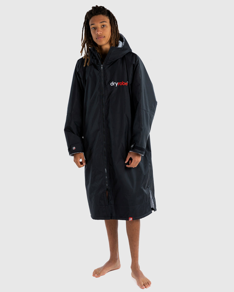 dryrobe® ADVANCE LONG SLEEVE - BLACK/GREY