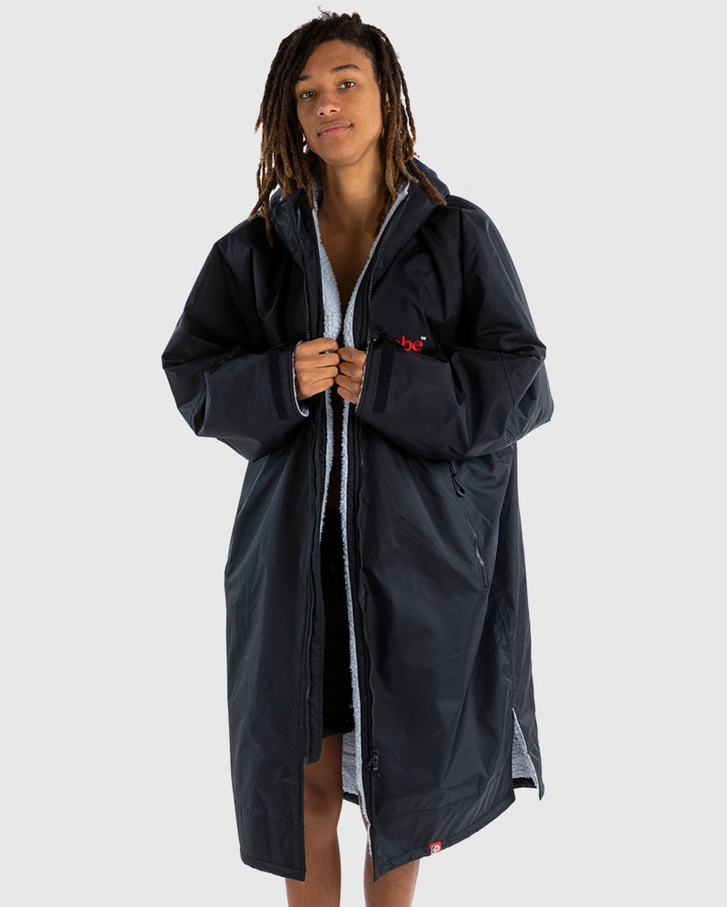 dryrobe® ADVANCE LONG SLEEVE - BLACK/GREY
